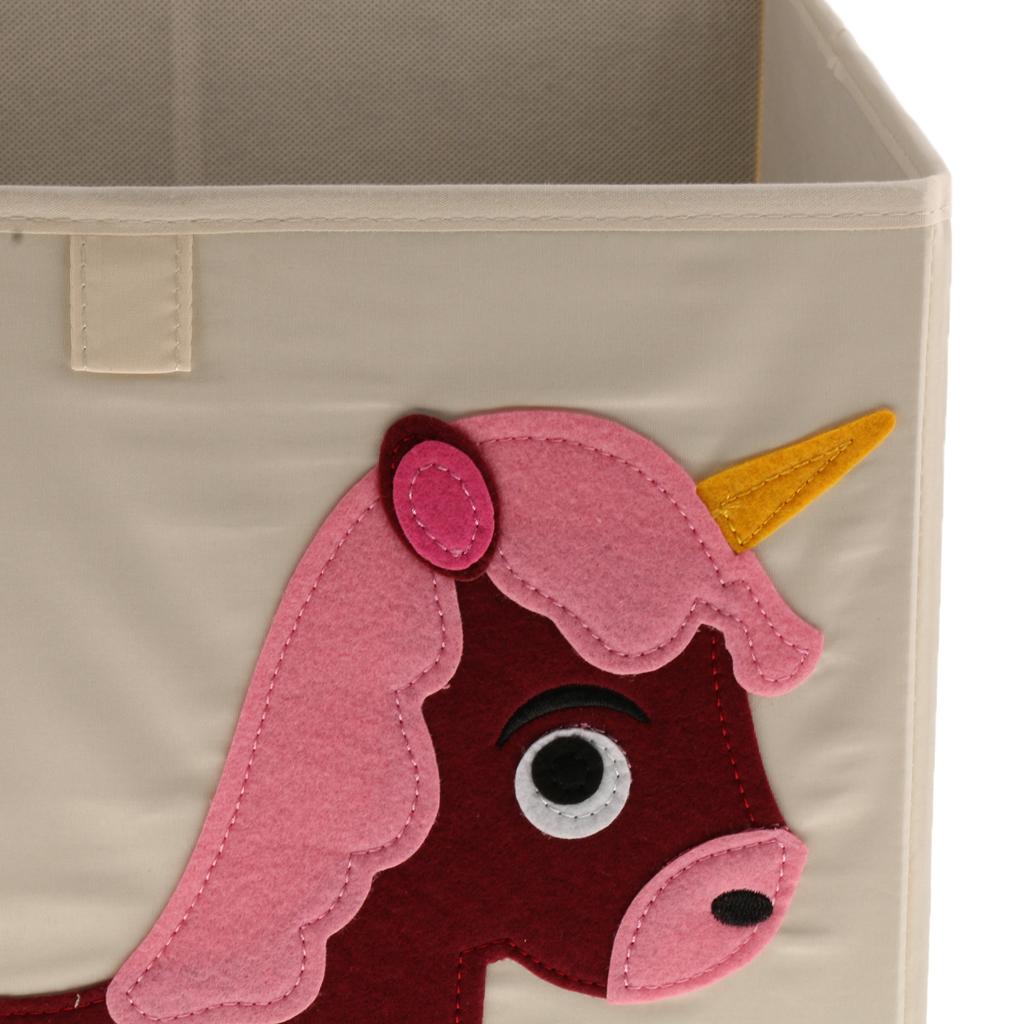 Folding Storage Box Basket Kids Clothes Toy Book Organizer Fish