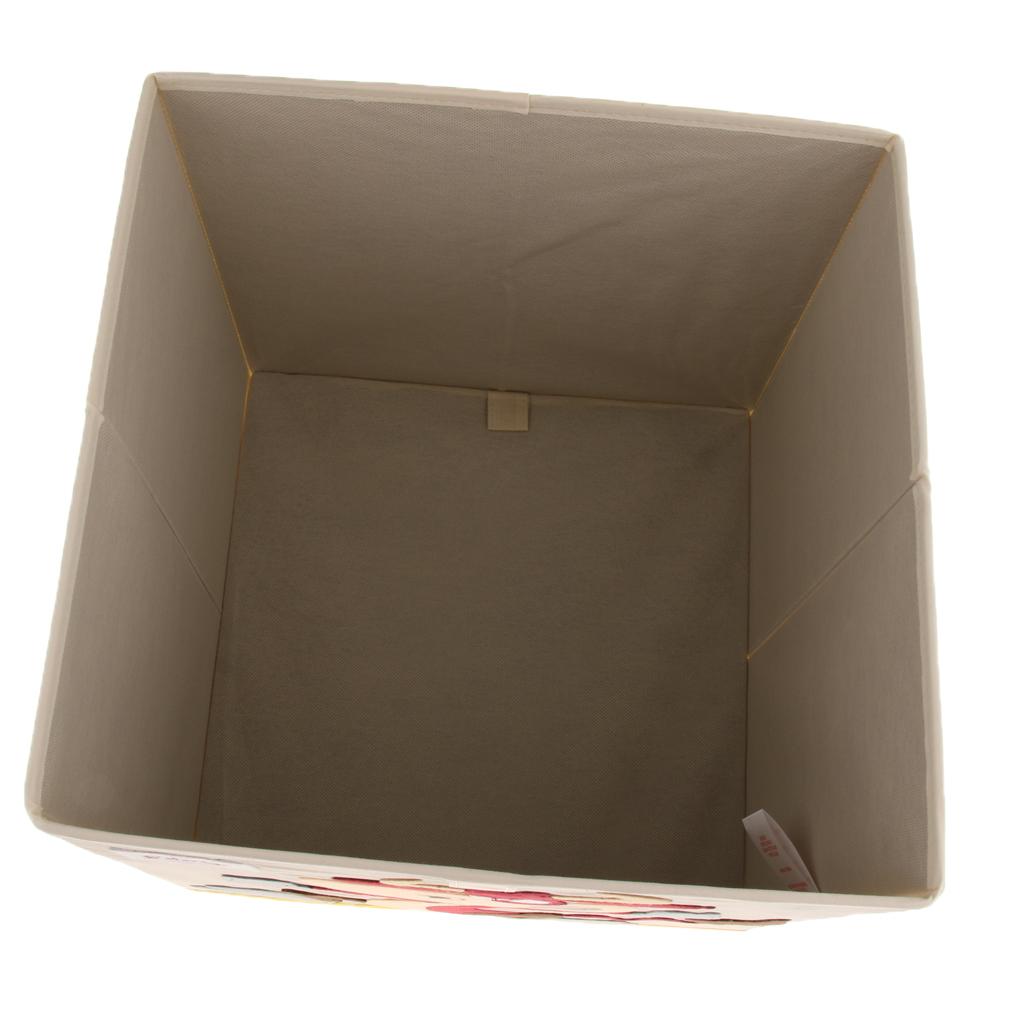 Folding Storage Box Basket Kids Clothes Toy Book Organizer Cow