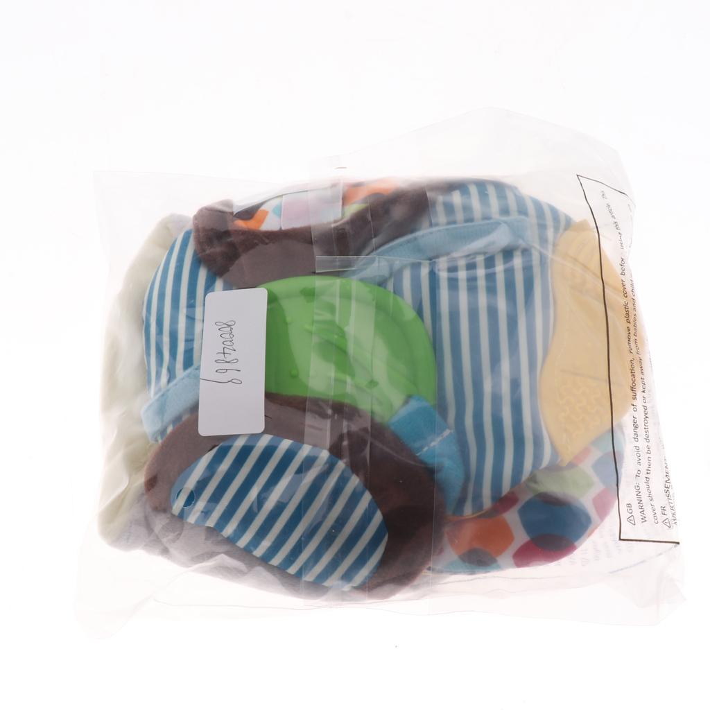 Baby Soft Book Crinkle Cloth Book with Teether Early Learning Toy Elephant