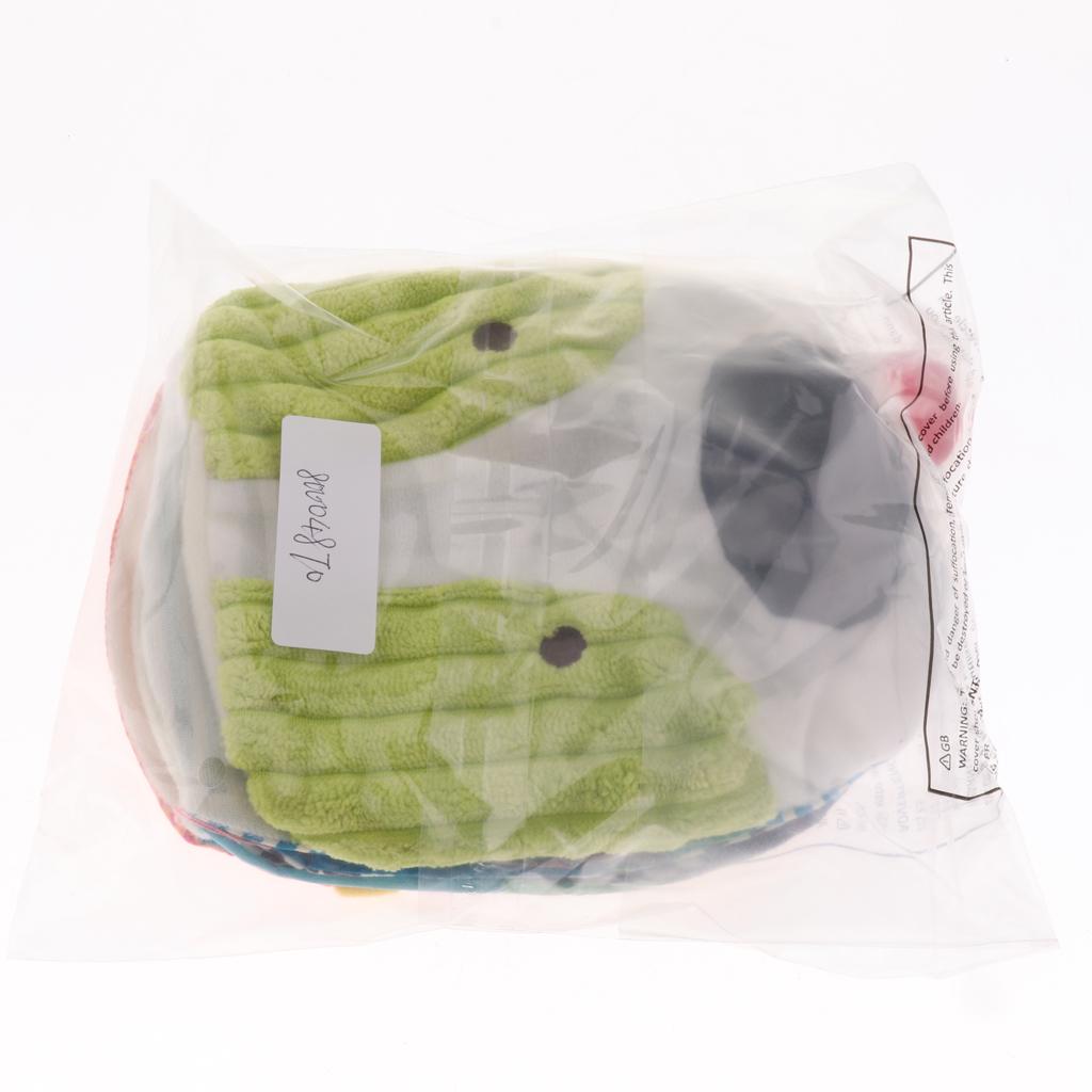Baby Soft Book Crinkle Cloth Book with Teether Early Learning Toy Dog