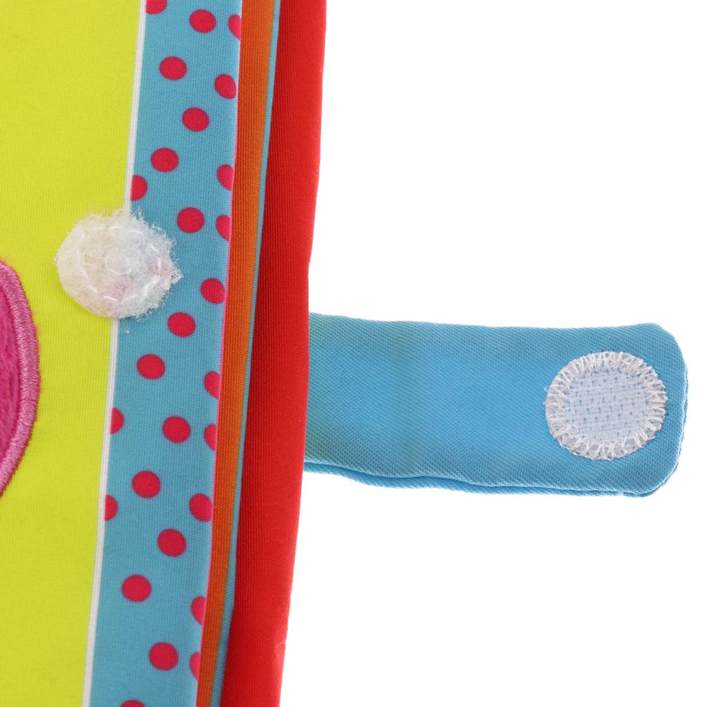 Non-Toxic Soft Cloth Book Crinkle Friction w/ rustling Sound Baby Toy Donkey