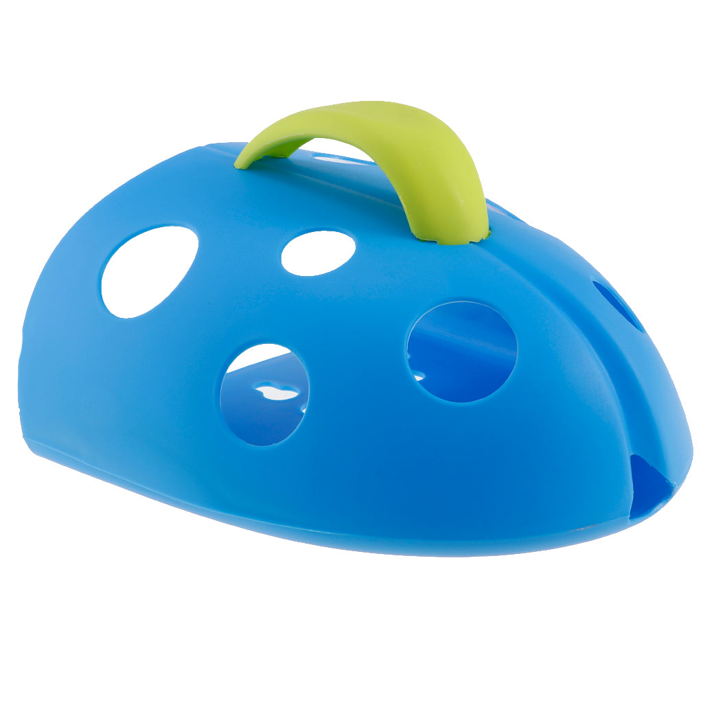 Kids Baby Sucker & Self Hanging Hook Bathing Toys Storage Box Bathroom Accessories –Blue