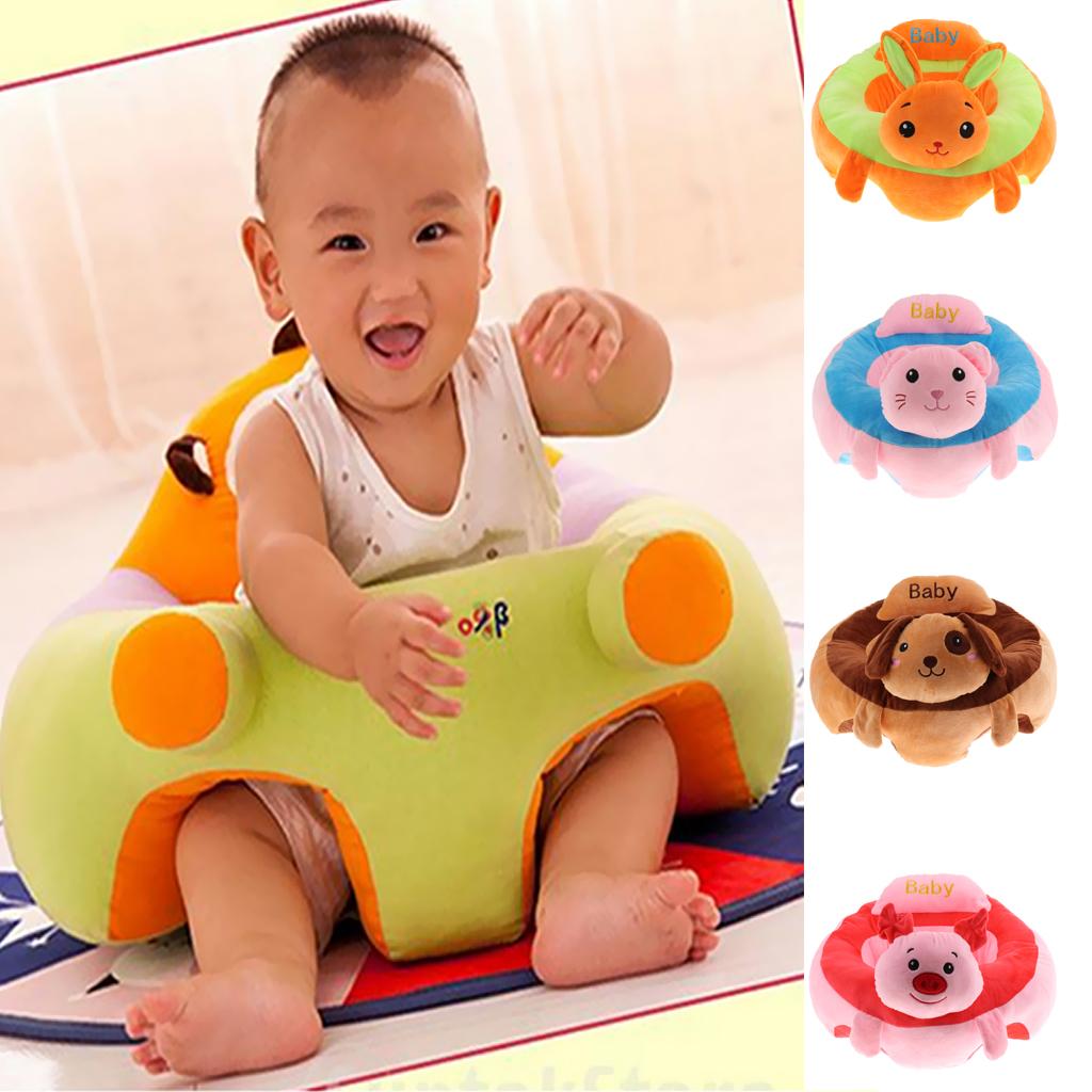 Baby Learning Chair Support Seat Baby Anti-Rollover Small Sofa Rabbit