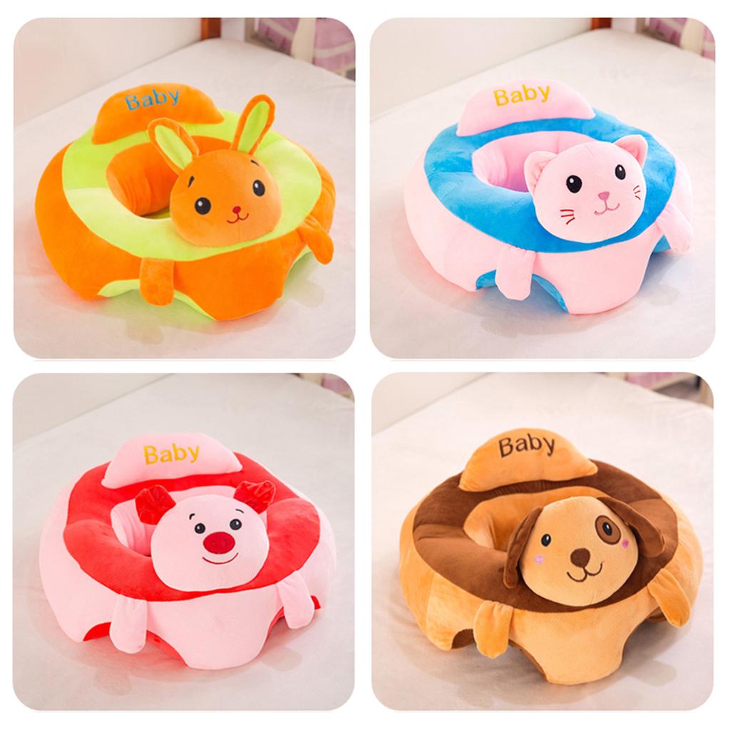 Baby Learning Chair Support Seat Baby Anti-Rollover Small Sofa Rabbit