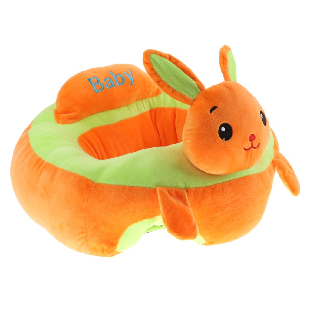 Baby Learning Chair Support Seat Baby Anti-Rollover Small Sofa Rabbit