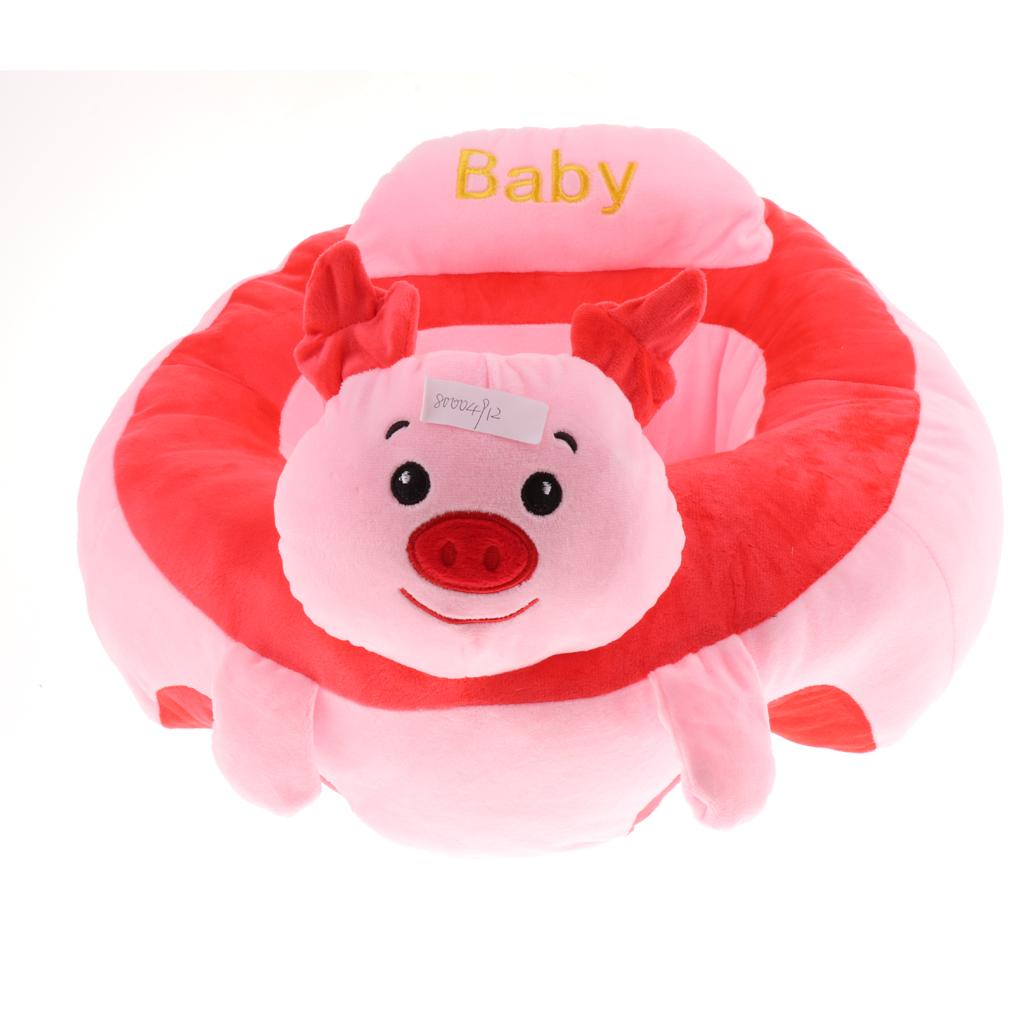 Baby Learning Chair Support Seat Baby Anti-Rollover Small Sofa Pig