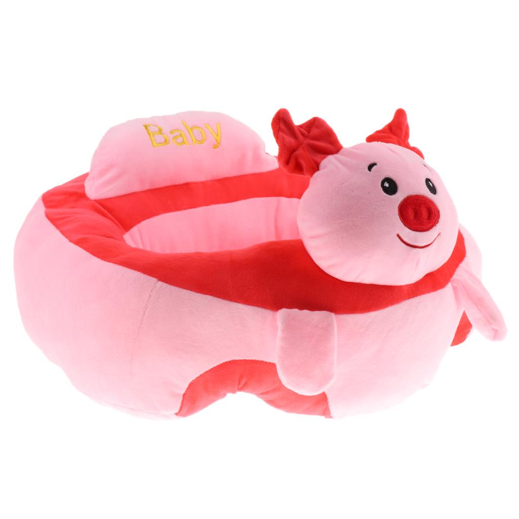 Baby Learning Chair Support Seat Baby Anti-Rollover Small Sofa Pig