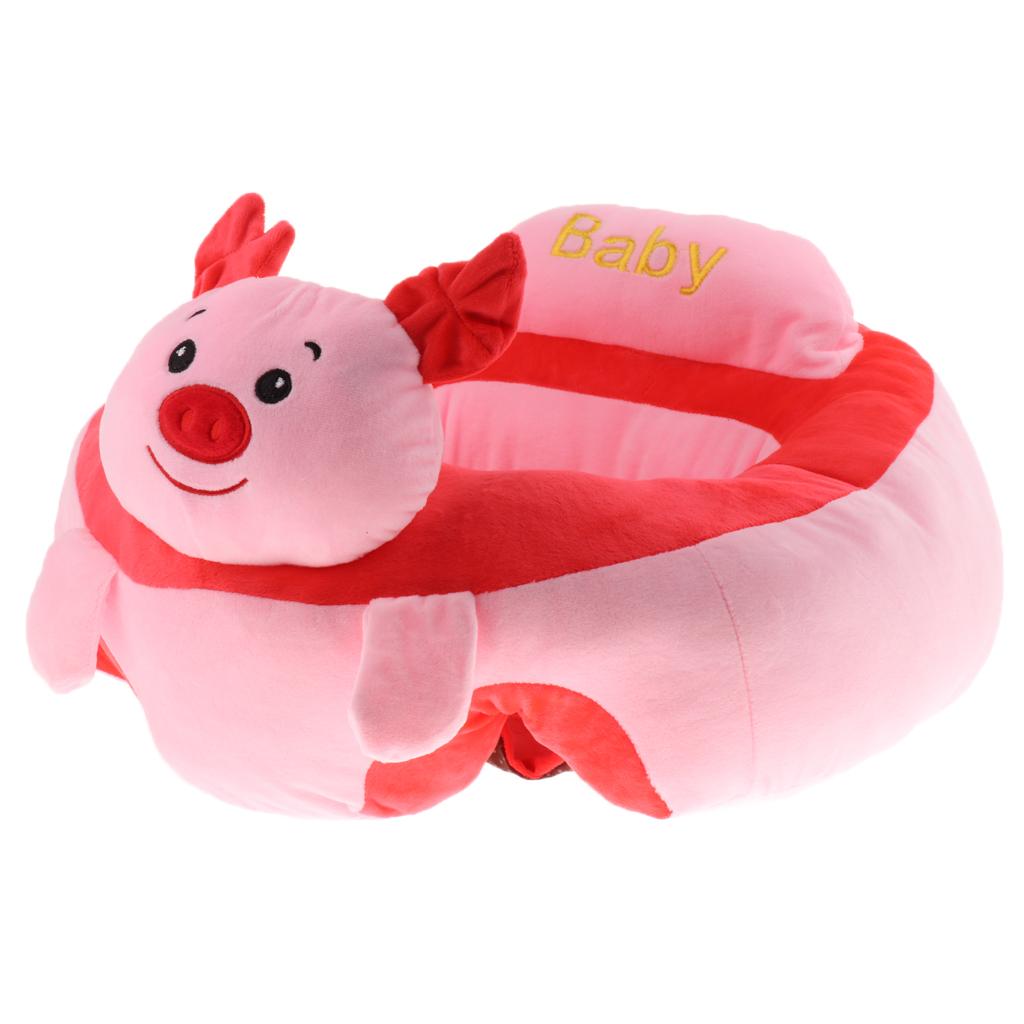 Baby Learning Chair Support Seat Baby Anti-Rollover Small Sofa Pig