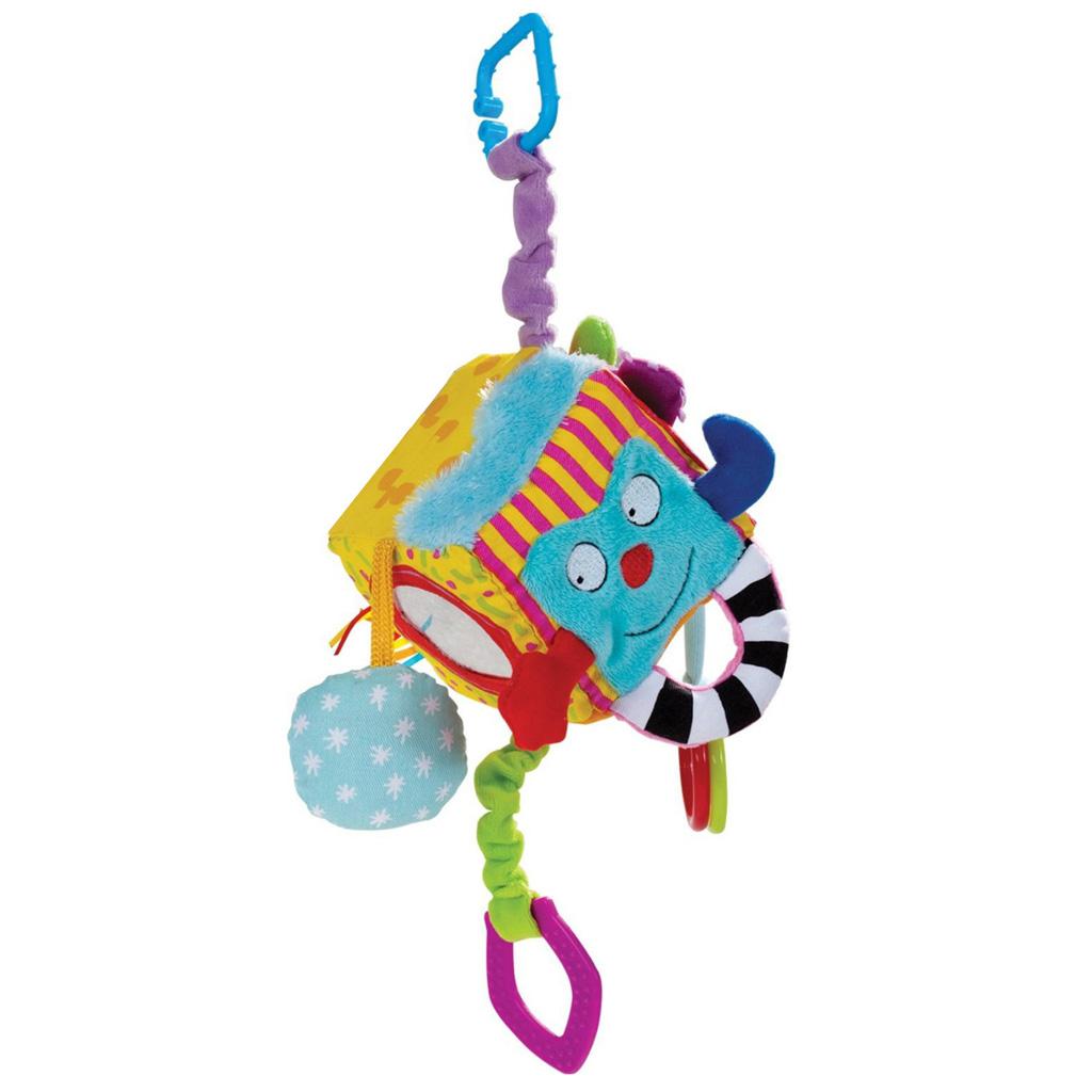 Bed Stroller Hanging Cube Building Block Book Baby Educational Rattle Toy