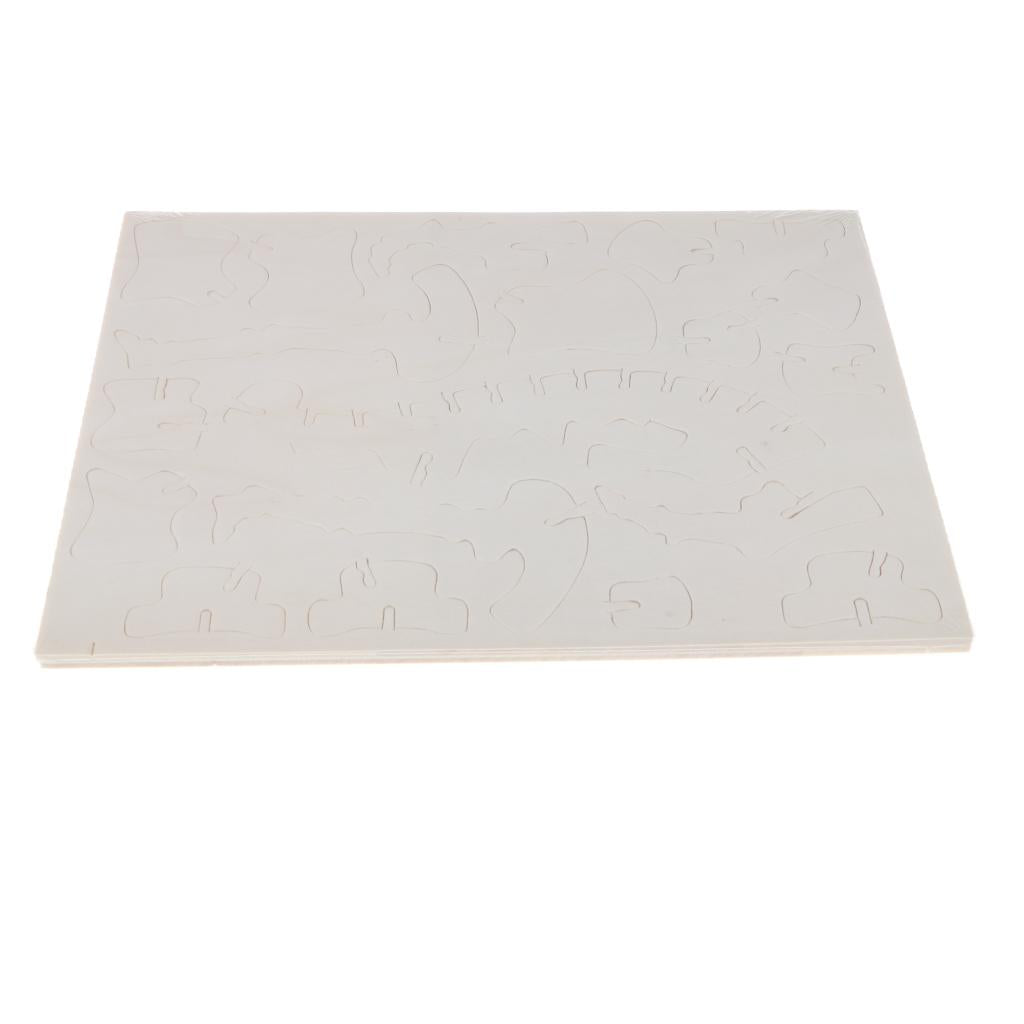 Children's Handmade DIY 3D Wooden Jigsaw Puzzle Educational Toy Stegosaurus