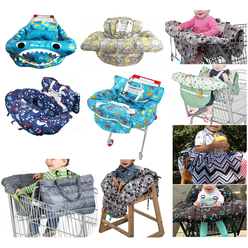Shopping Cart Cover ,High Chair for Baby Covers ,Safety Cushion ,Shark Play Pad