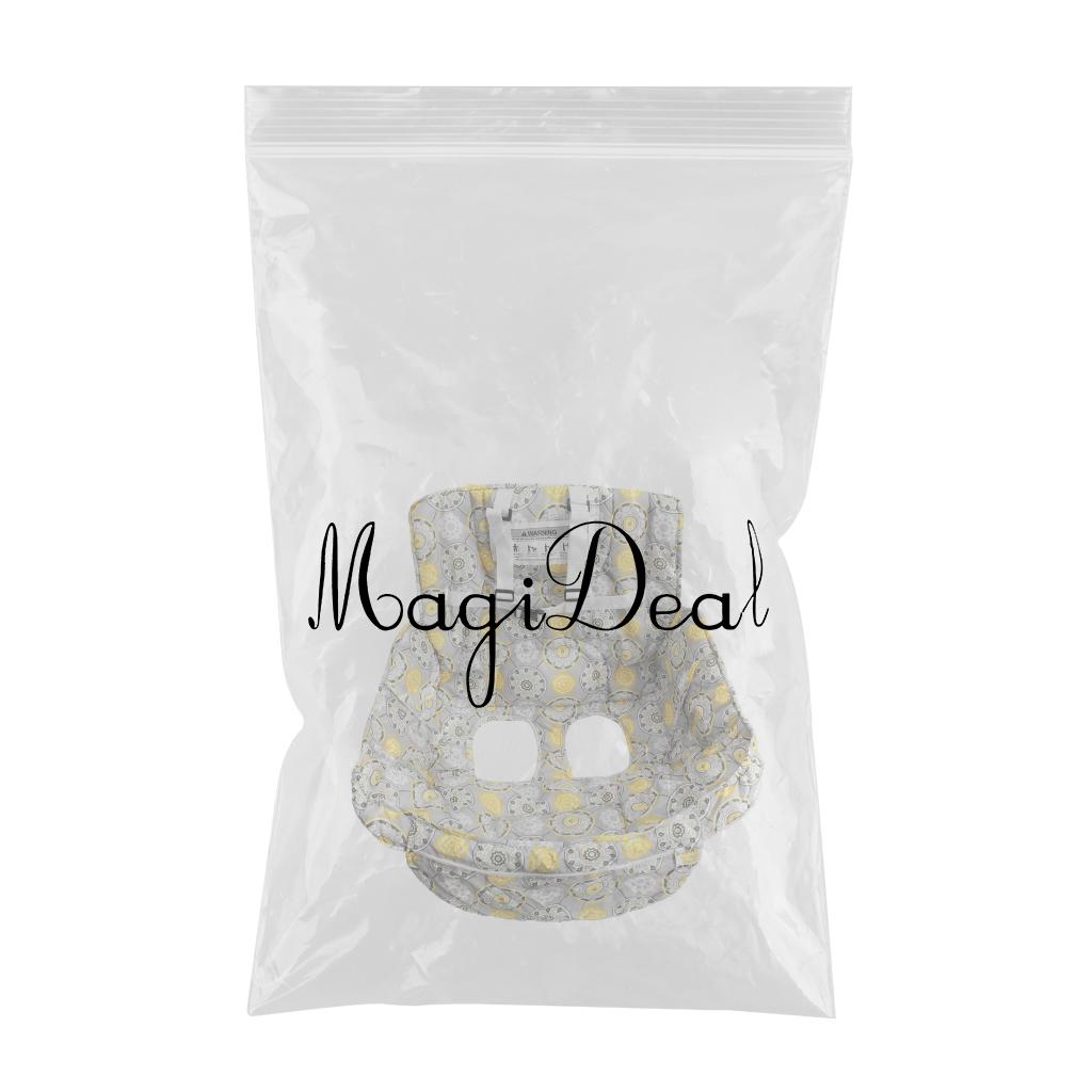 Baby Shopping Cart Seat Pad Child High Chair Cover Protector Yellow Flower