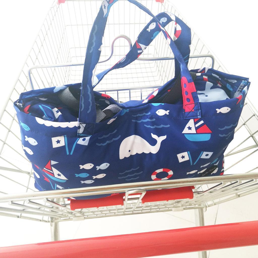 Baby Shopping Cart Seat Pad Child High Chair Cover Protector Whale