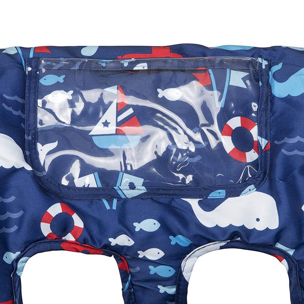 Baby Shopping Cart Seat Pad Child High Chair Cover Protector Whale