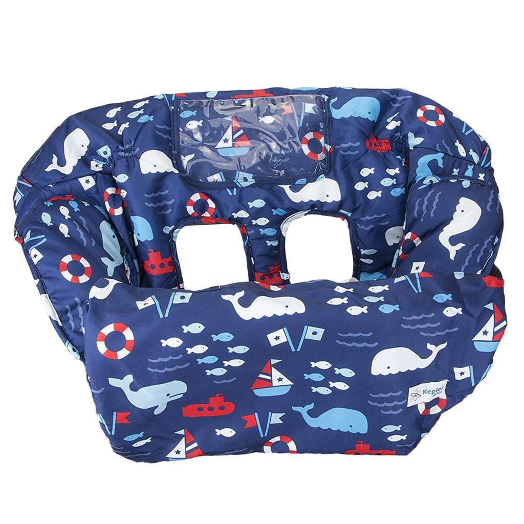 Baby Shopping Cart Seat Pad Child High Chair Cover Protector Whale