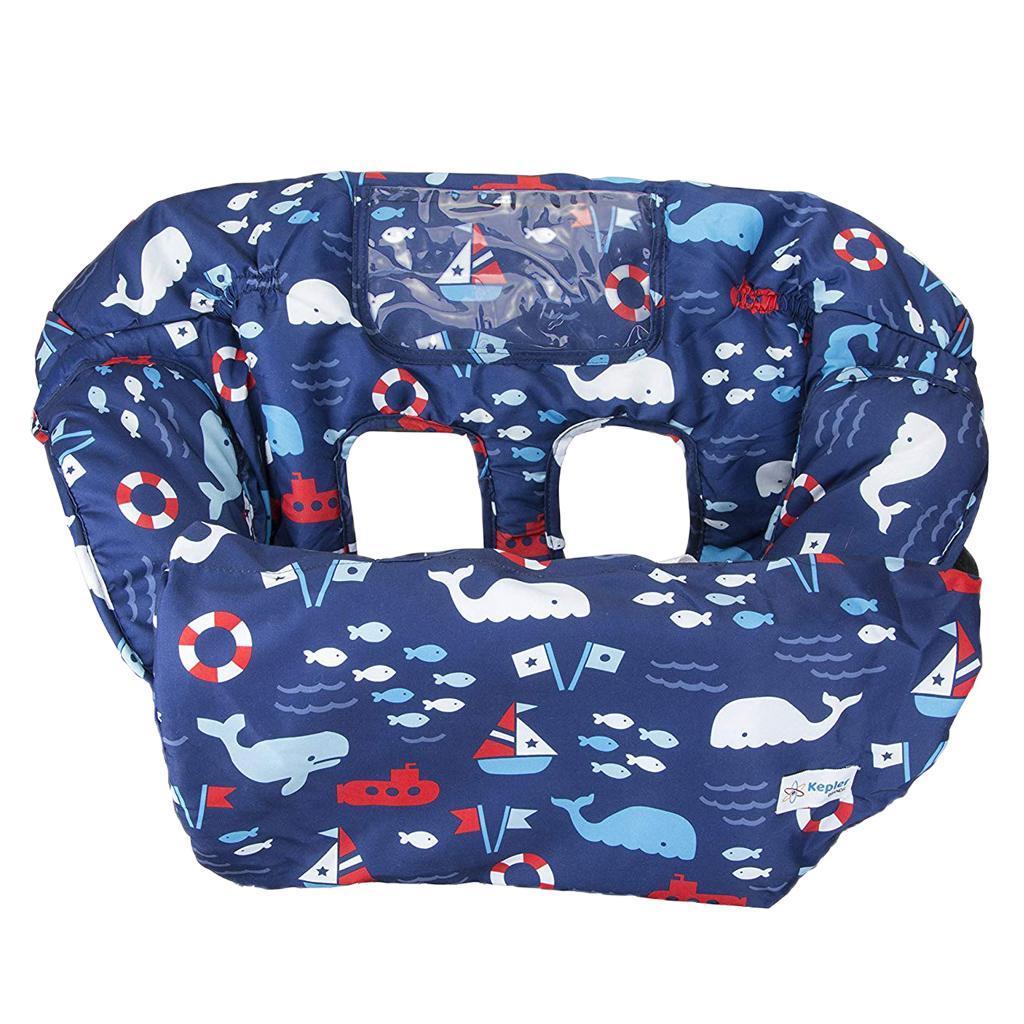 Baby Shopping Cart Seat Pad Child High Chair Cover Protector Whale