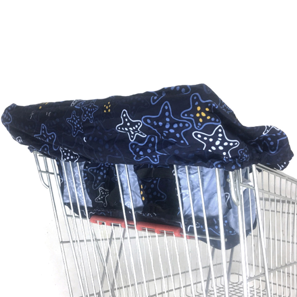Baby Kids Shopping Cart Seat Cushion Dining Chair Cover Star