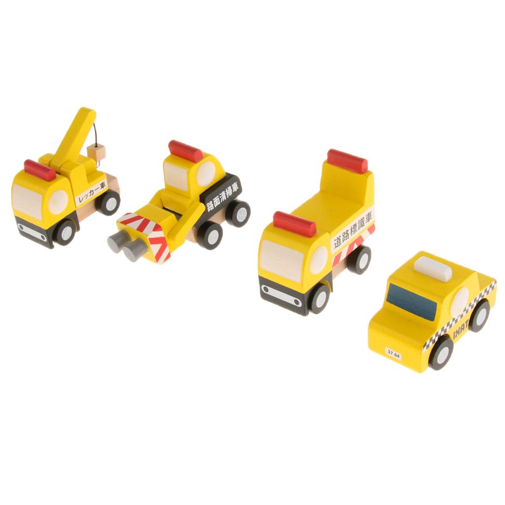 12Pcs/set Children Mini Wooden Educational Handmade Toys Vehicle