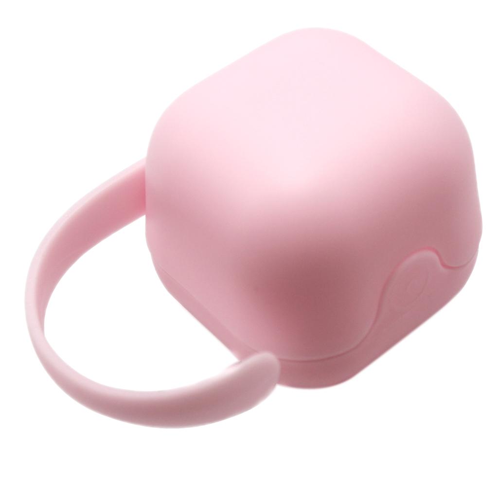 BPA-Free Nipple Shield Case & Pacifier Storage Box Pink