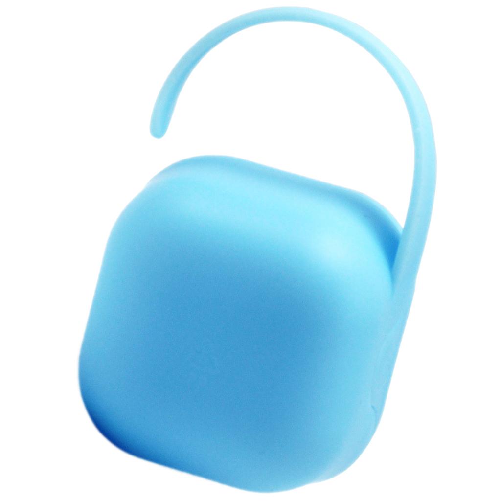 BPA-Free Nipple Shield Case & Pacifier Storage Box Blue