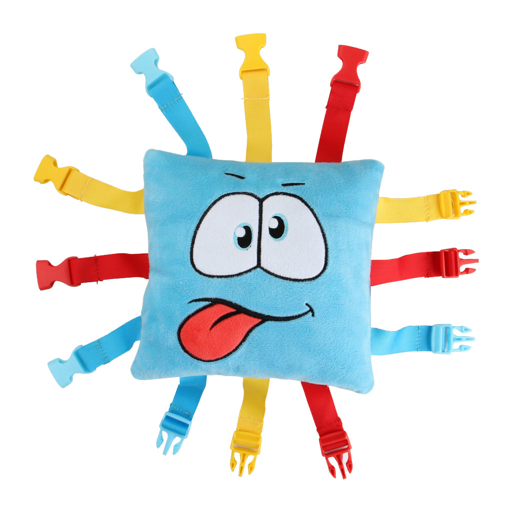 Sensory Quiet Book Kids Buckle Puzzle Color Matching Game Educational Toy