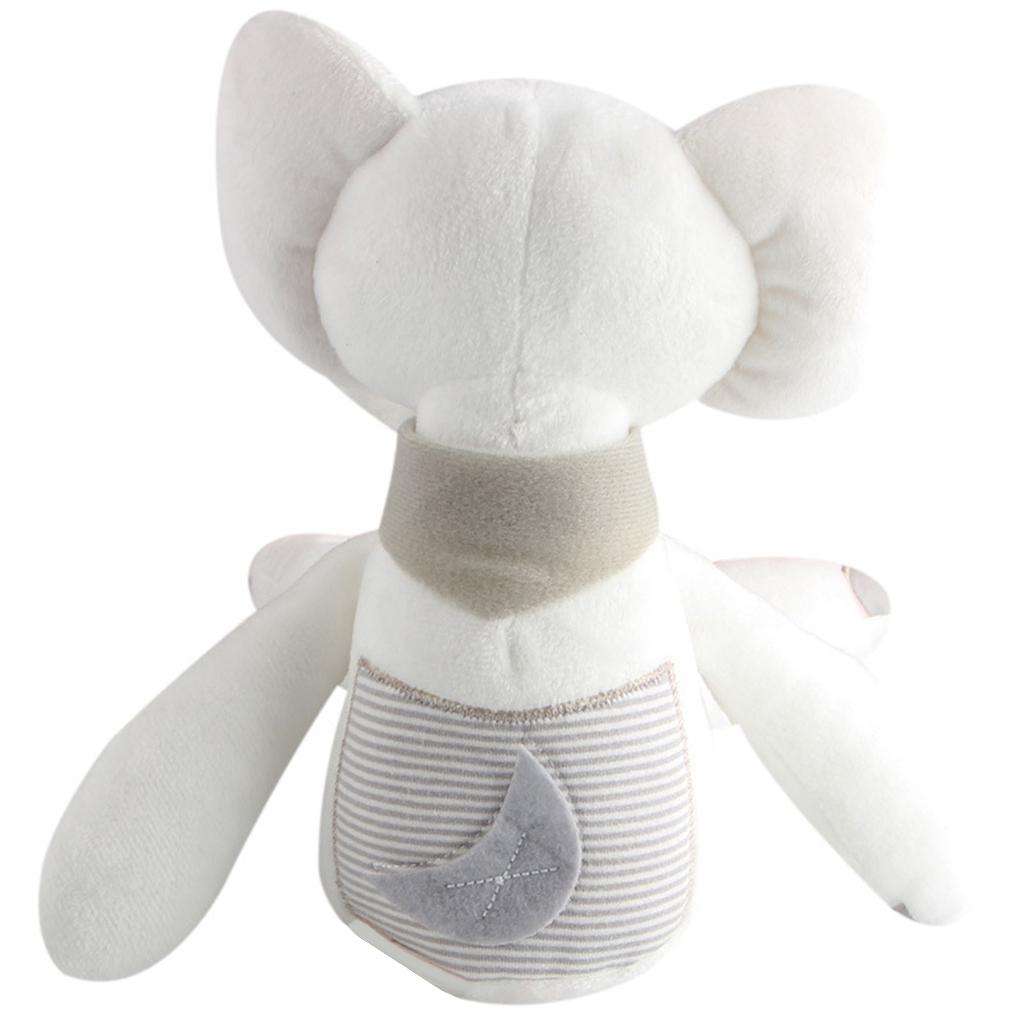 Soft Kids Baby Plush Toys Animal Elephant Doll Comforter Gifts White