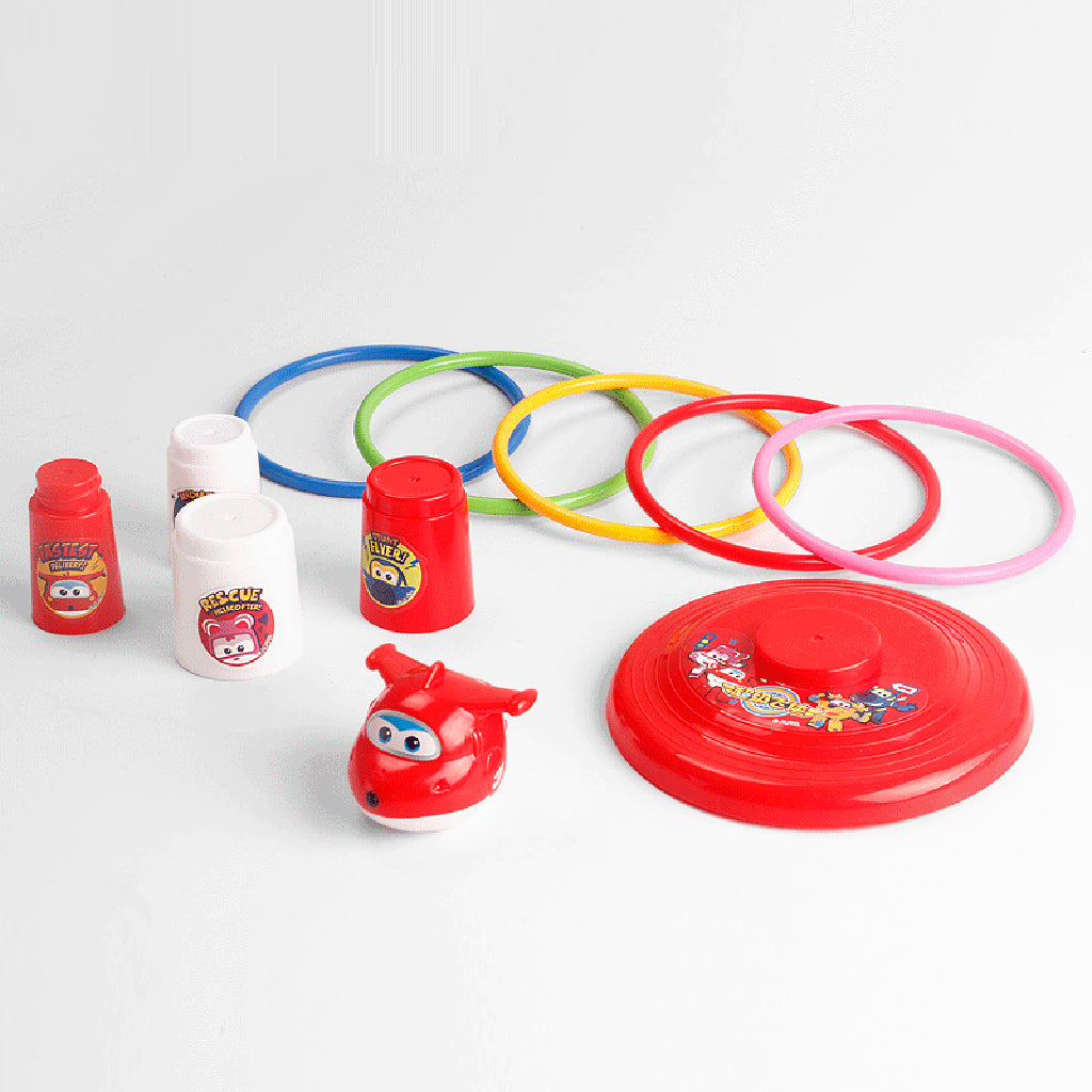 Super Wings Animation Ring Toss Champion Sports Toy Kids Indoor Fun