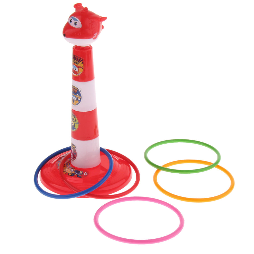 Super Wings Animation Ring Toss Champion Sports Toy Kids Indoor Fun