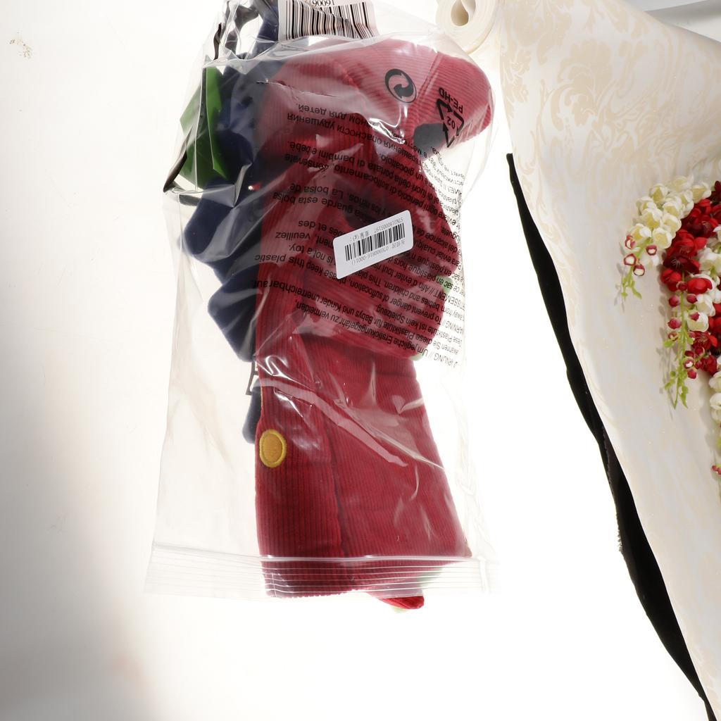 Soft Cloth T-Rex Dinosaur Doll Hand Puppet with Movable Mouth Kids Toy Red