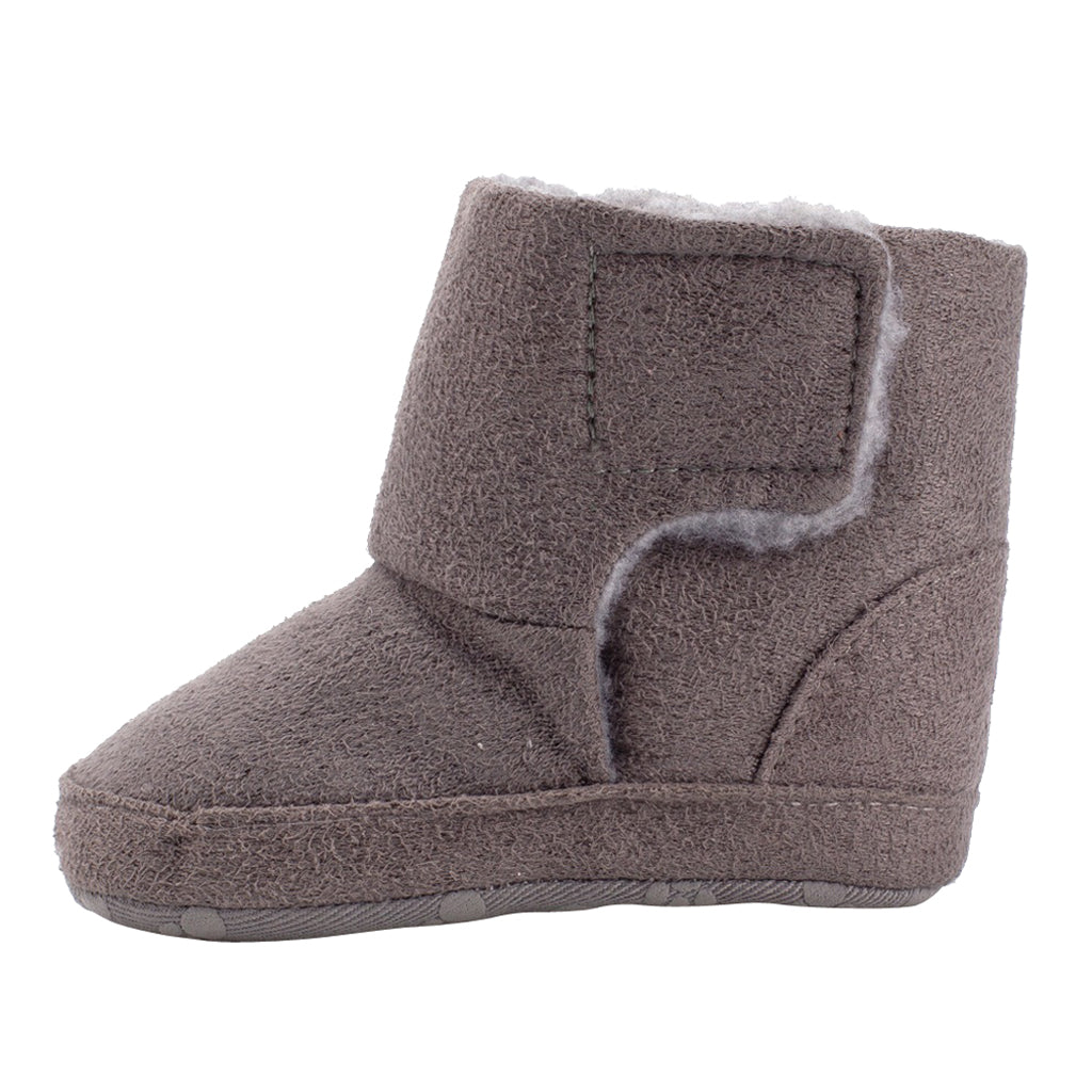 Winter Kids Cotton Shoes Non-Slip Warm Baby Boots Gray for 6-9 months
