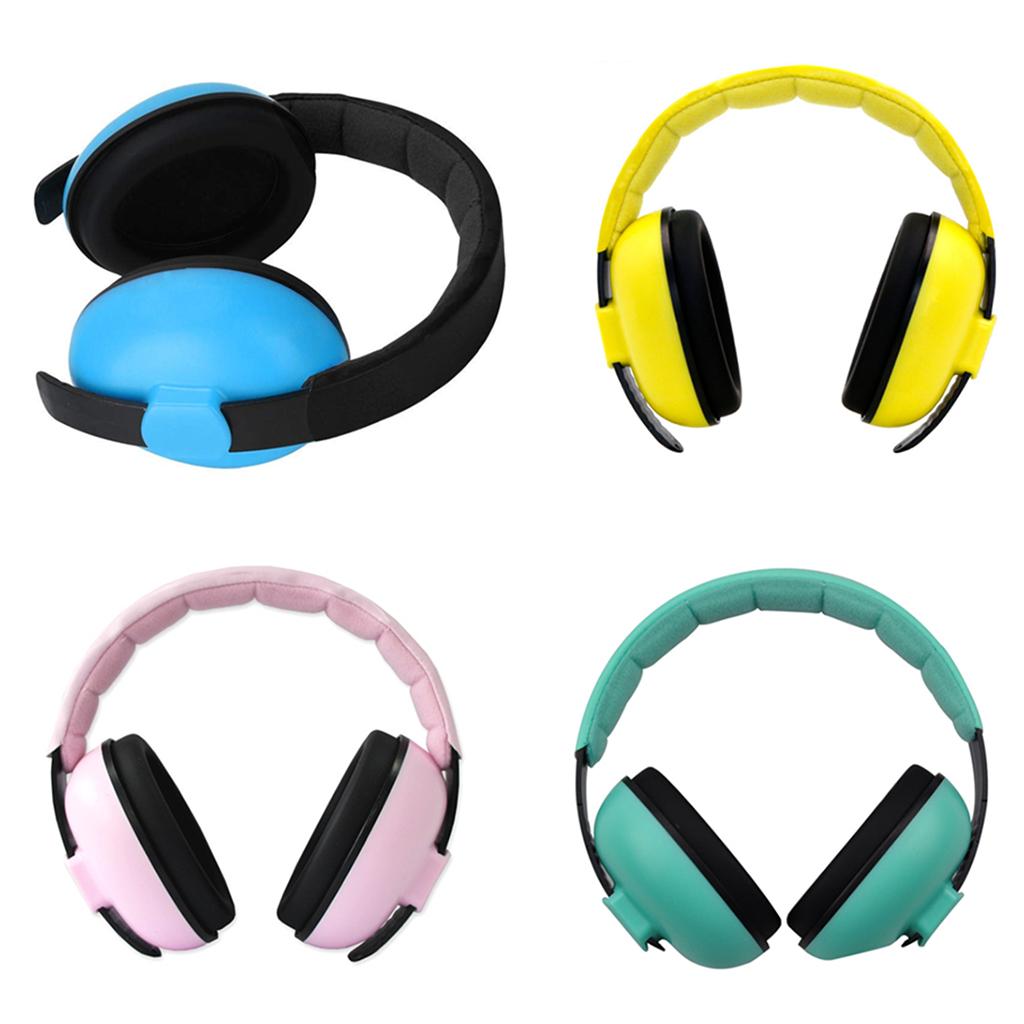Newborn Baby Children Ear Defenders Earmuffs Hearing Protection Yellow