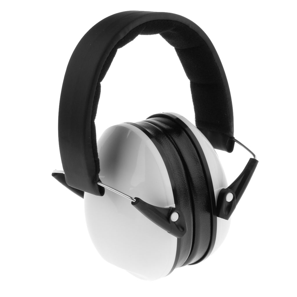 Adjustable Baby Children Ear Defenders Earmuffs Hearing Protection White