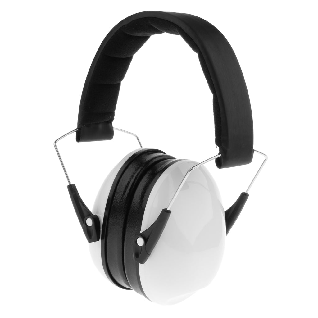 Adjustable Baby Children Ear Defenders Earmuffs Hearing Protection White