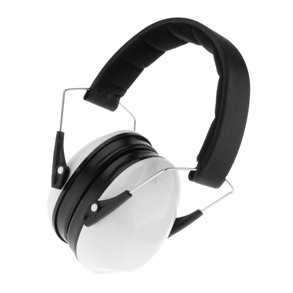 Adjustable Baby Children Ear Defenders Earmuffs Hearing Protection White