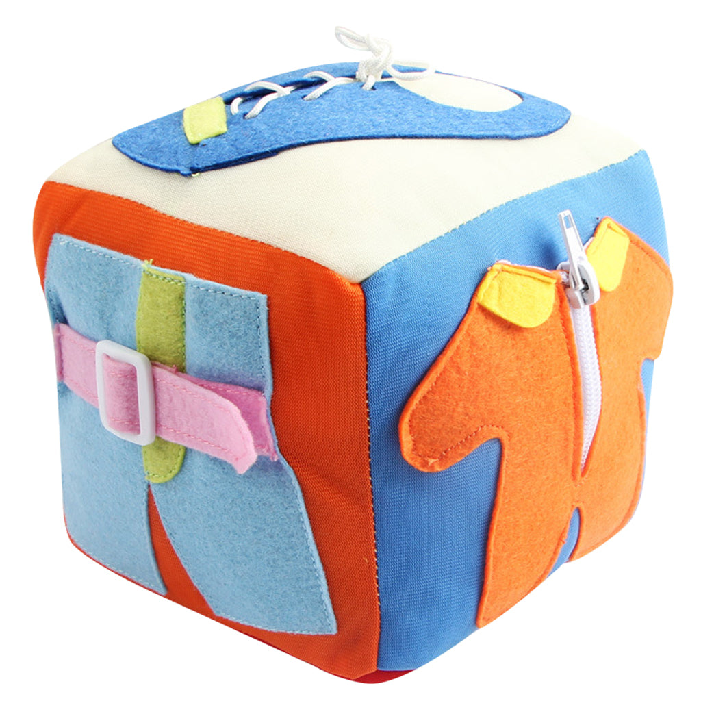 Baby Soft Cloth Learn to Dress Basic Life Skills Training Early Learning Toy