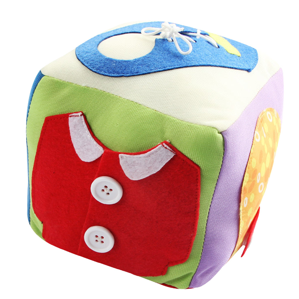 Baby Soft Cloth Learn to Dress Basic Life Skills Training Early Learning Toy