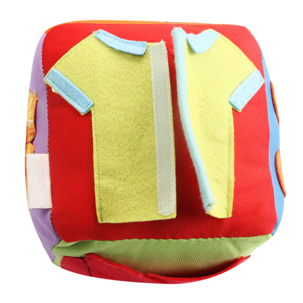 Baby Soft Cloth Learn to Dress Basic Life Skills Training Early Learning Toy