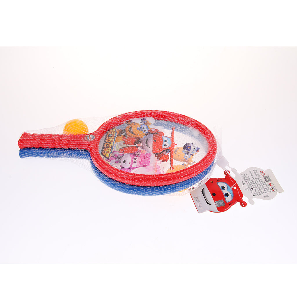 Super Wings Ping-pong Ball Table Tennis Racket Children Sports Fitness Toy