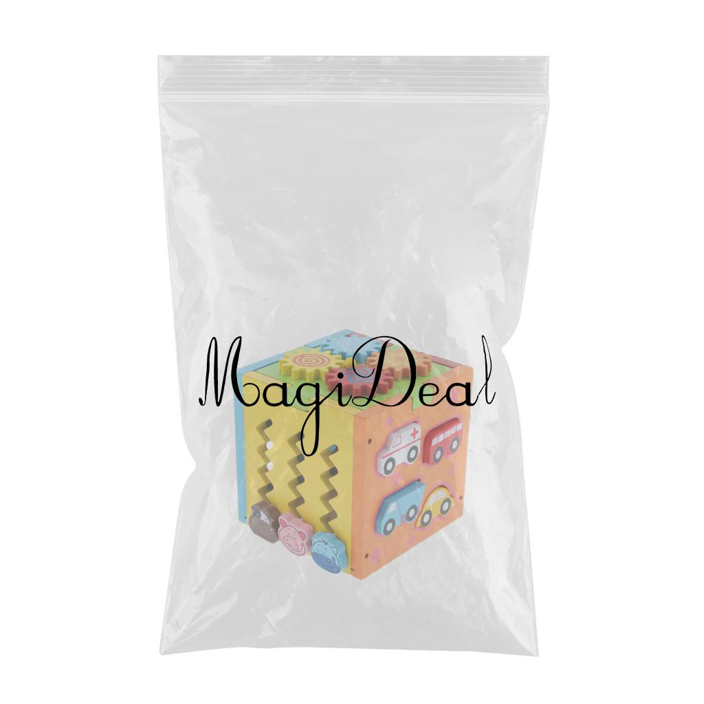 Intelligence Cube Baby Educational Toy Animal Building Blocks Revolving Gear