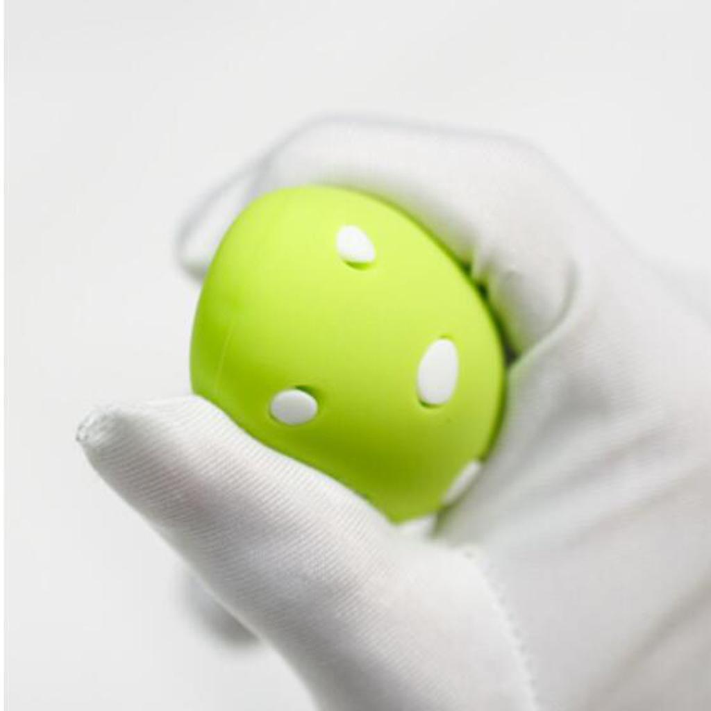 2Pcs Silicon Finger Pinch Guard Cartoon Mushroom Safety Door Stoppers Green