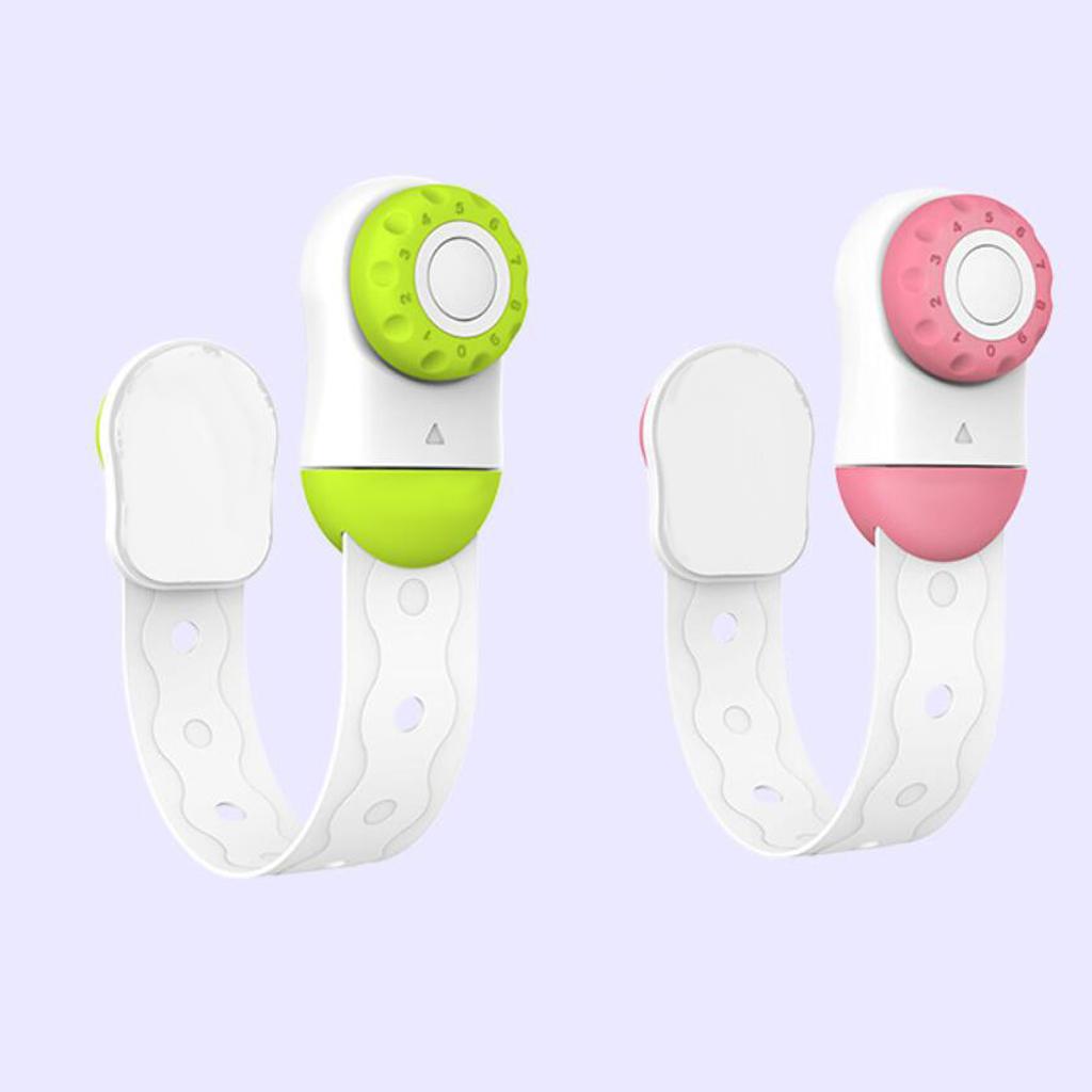 3Pcs Door Drawer Cabinet Safety Trick Lock Baby Infant Cupboard Locks Pink