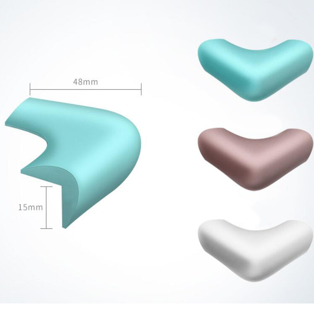 Pack of 4 Baby Proofing Edge & Corner Guards Corner Protector Gray