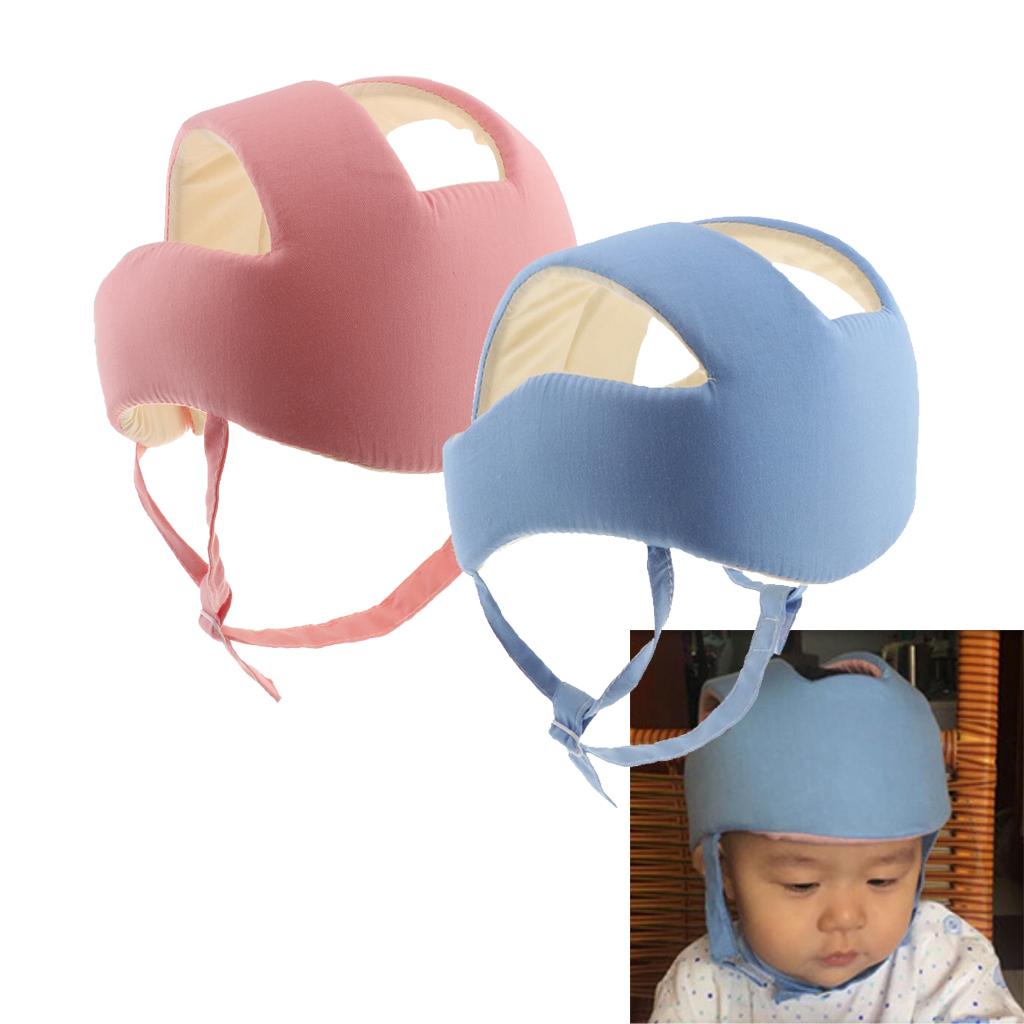 Baby Toddler Safety Helmet Head Protection Hat for Walking Crawling Blue