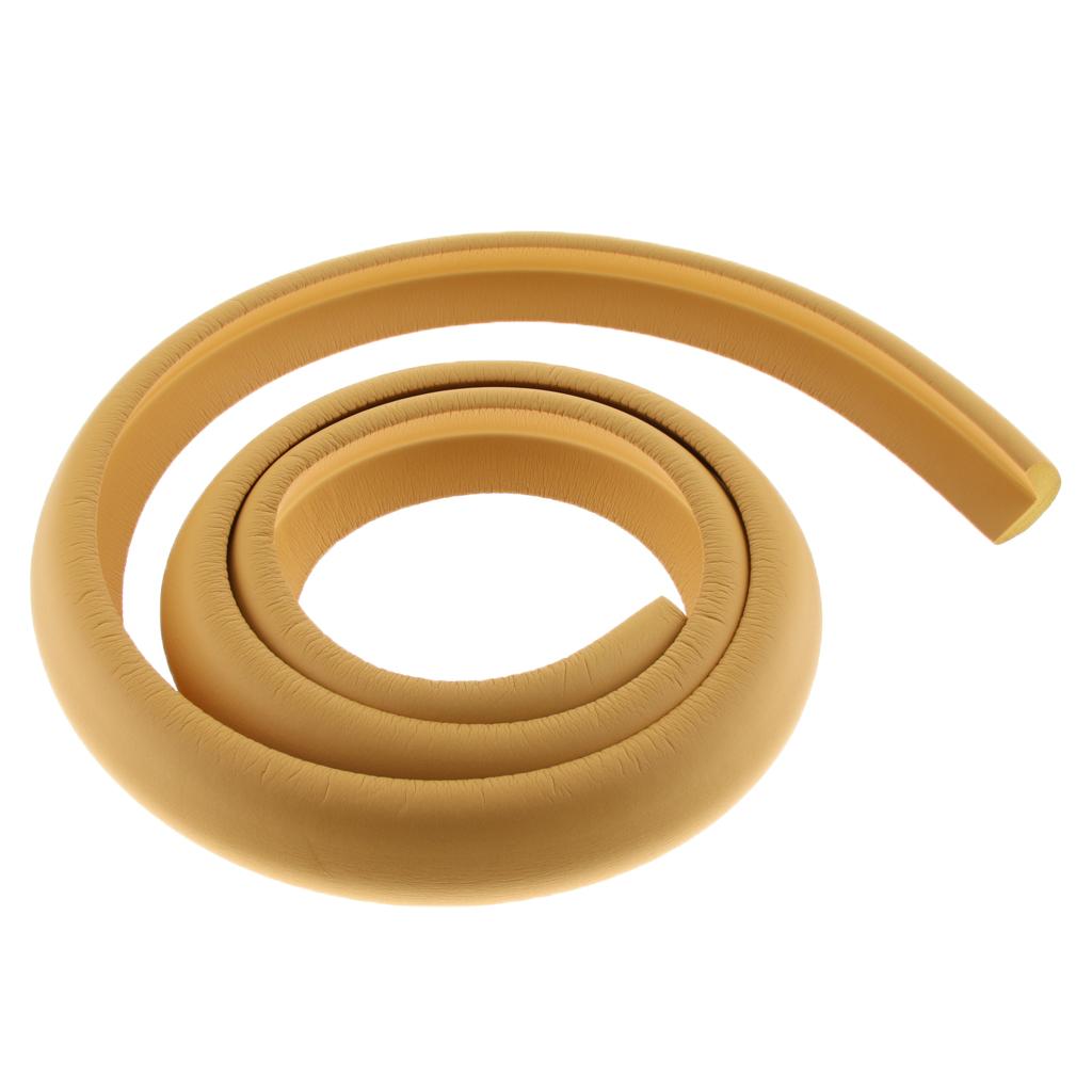 2M L Shape Rubber Strap Edge Guard Baby Safety Corner Protection Wooden