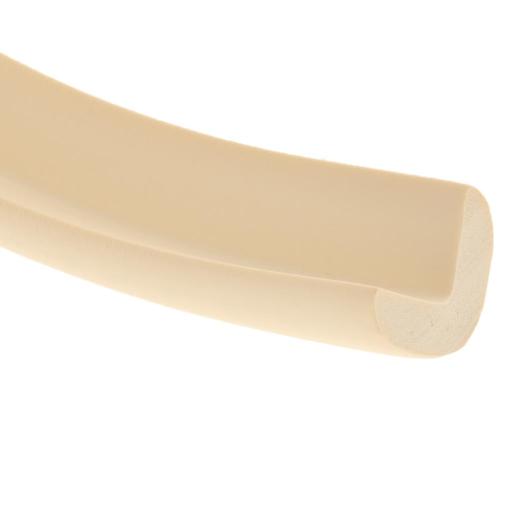 2M L Shape Rubber Strap Edge Guard Baby Safety Corner Protection Beige