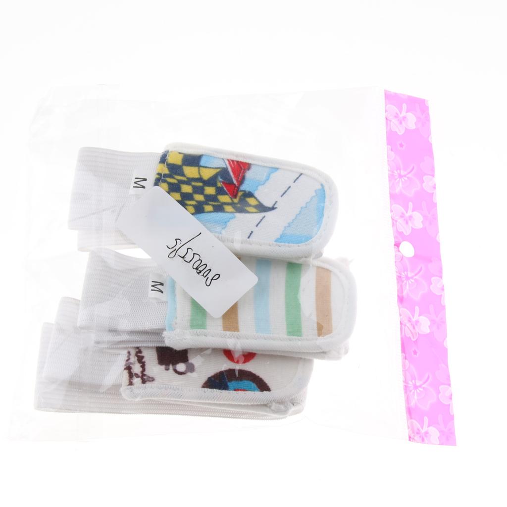 3Pcs Babay Diaper Belly Band Wrap Cotton Infant Diaper Kids Fixed Belt M