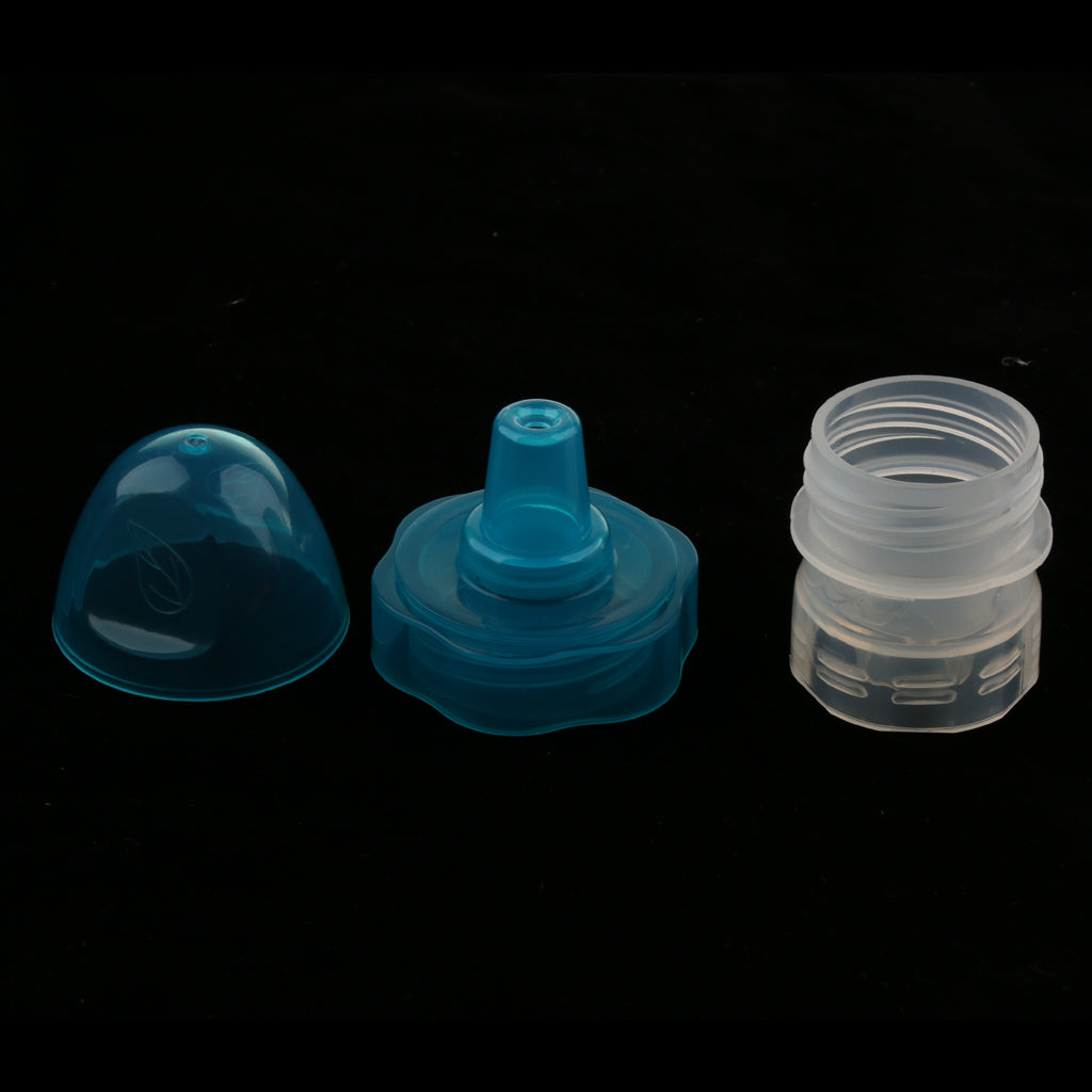 Child Bottle Conversion Mouth Mineral Water Converter Bottle Cap Blue