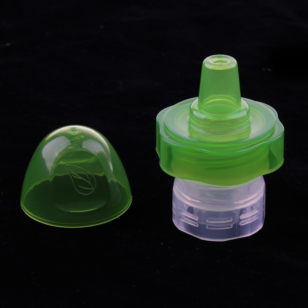 Child Bottle Conversion Mouth Mineral Water Converter Bottle Cap Green