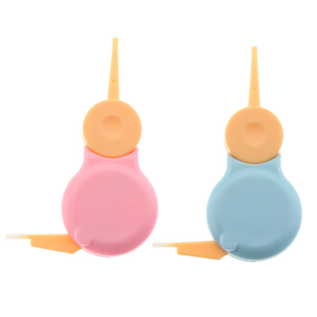 Baby Nose Cleaner Tweezers Cleaning Forceps Safety Clip Newborn Kids Blue