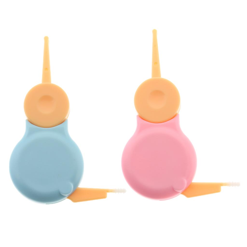Baby Nose Cleaner Tweezers Cleaning Forceps Safety Clip Newborn Kids Blue